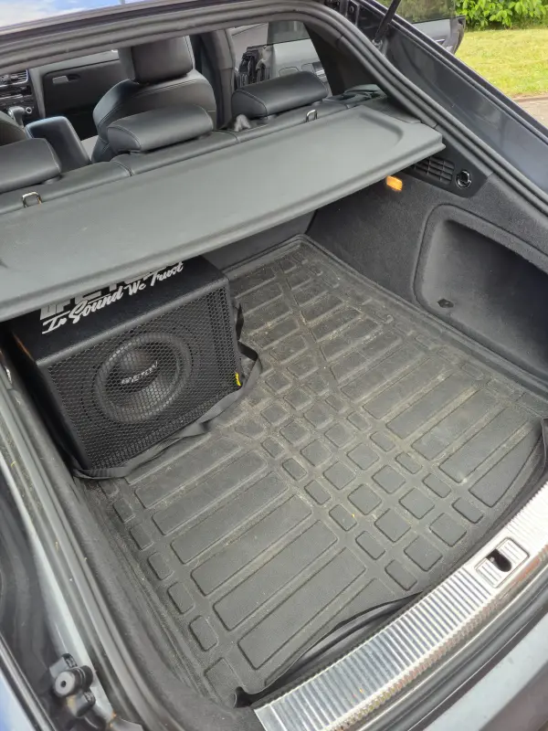 Audi A5 Kofferraum vorher